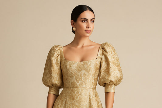 Jacquard Midi Dress