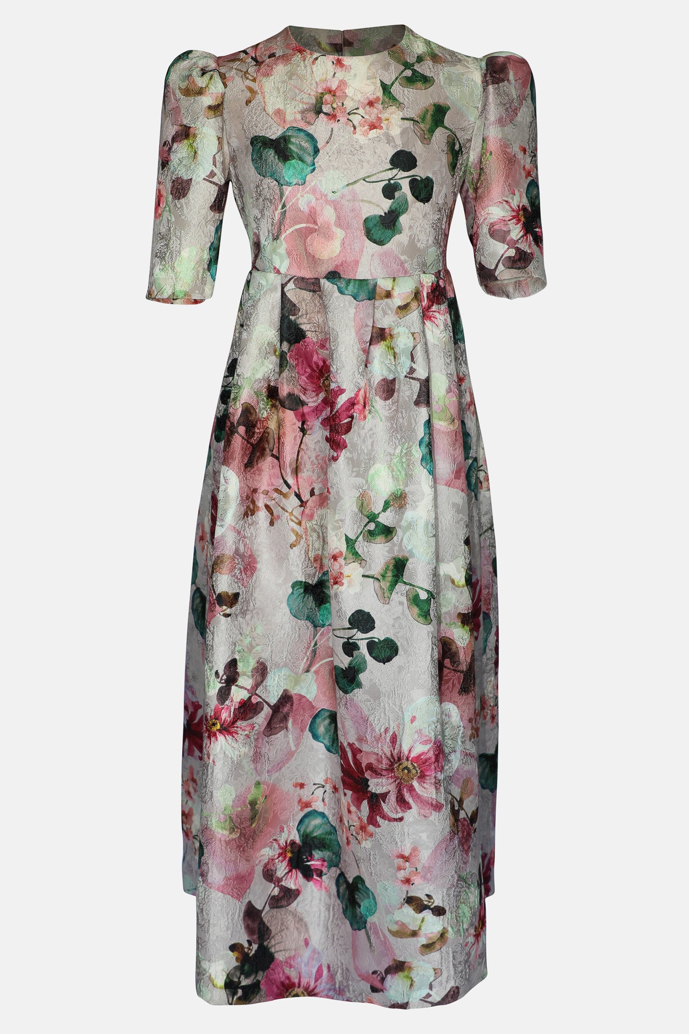 Floral Jacquard Dress
