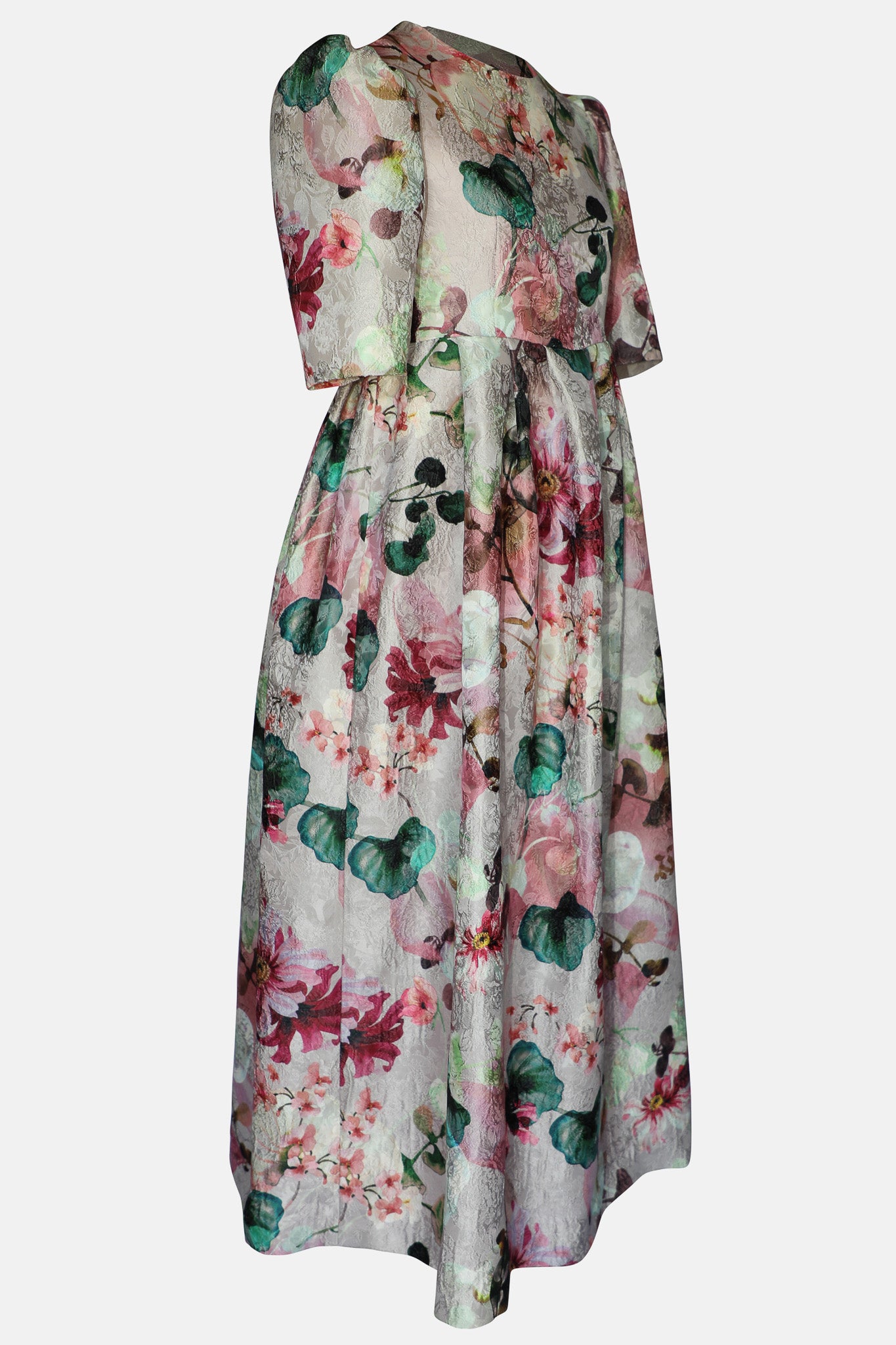Floral Jacquard Dress