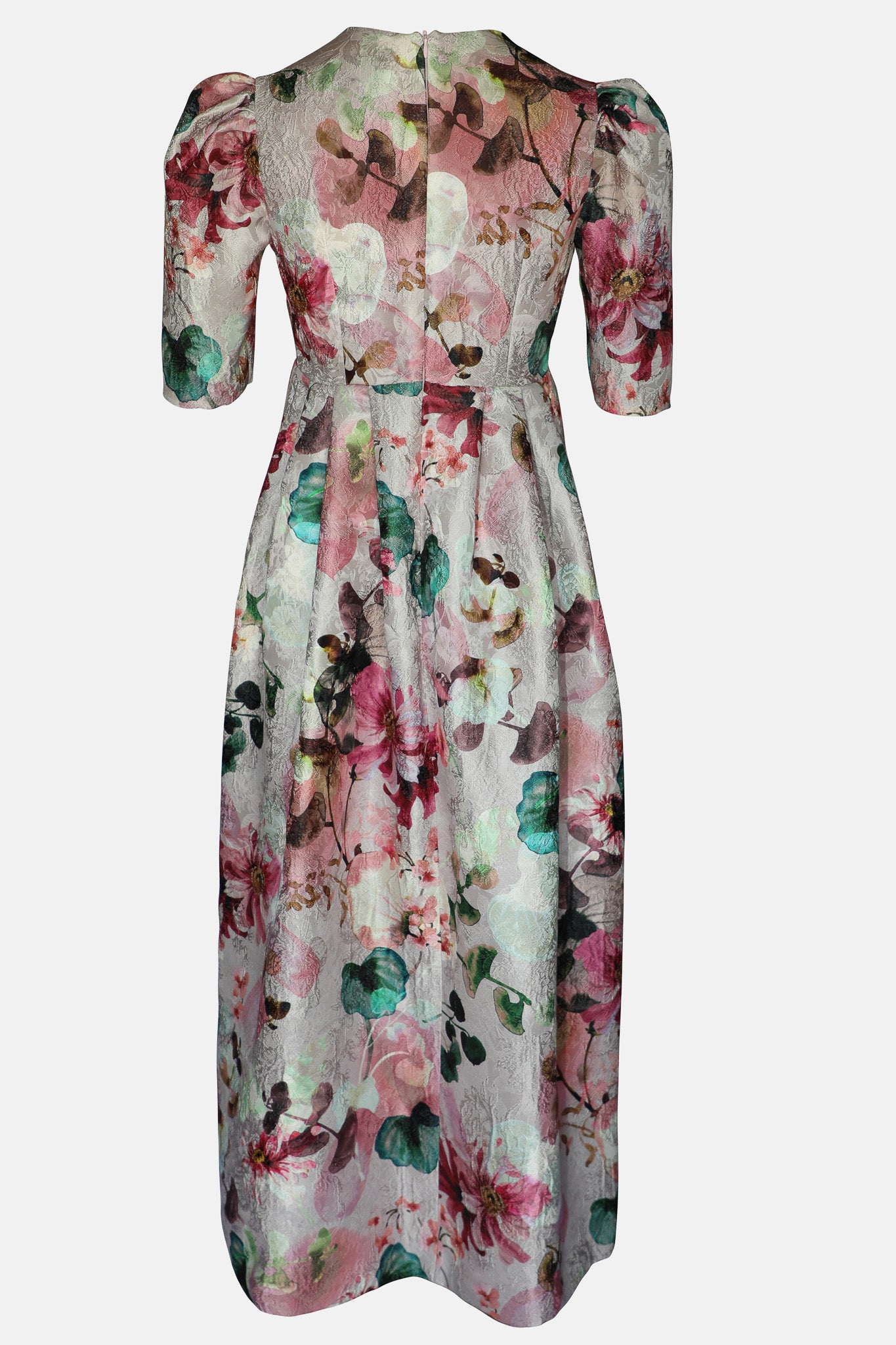 Floral Jacquard Dress